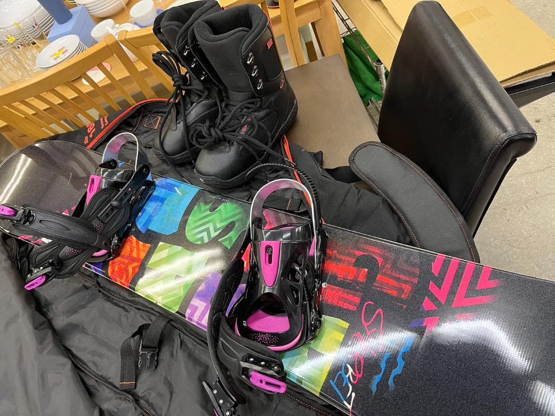 スノボセット☆sherbet143　CSBウェア　x-nix　BURTON