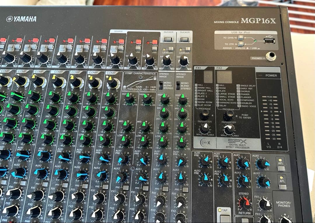 【美品】YAMAHA MGP16X アナログミキサー　デジタルエフェクター