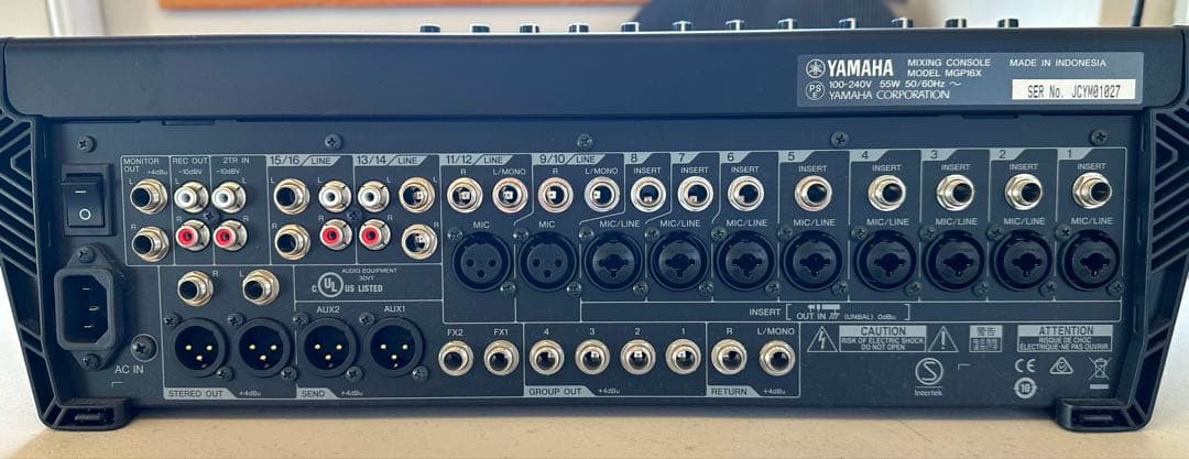 【美品】YAMAHA MGP16X アナログミキサー　デジタルエフェクター
