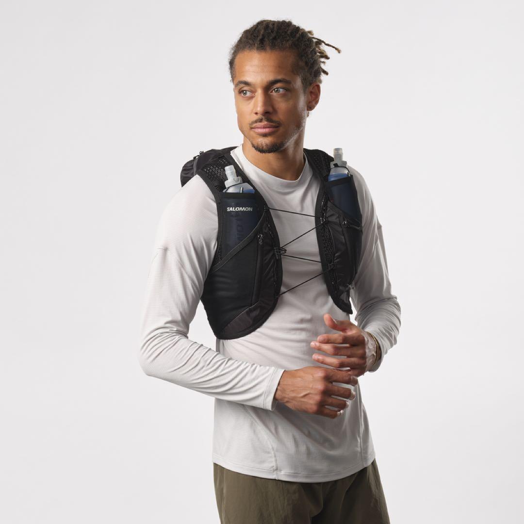 新品SALOMON ACTIVE SKIN 12 ランニングベスト　M