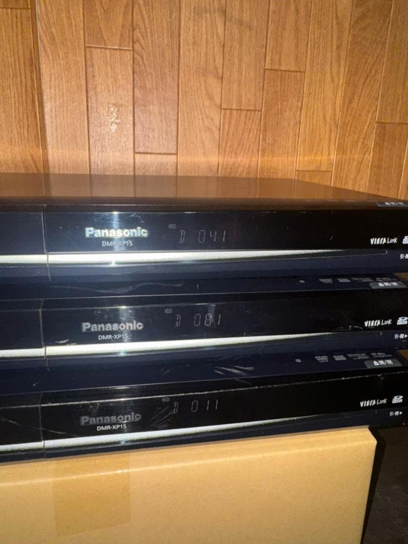 Panasonic DMR-XP15 3台セット 傷あり