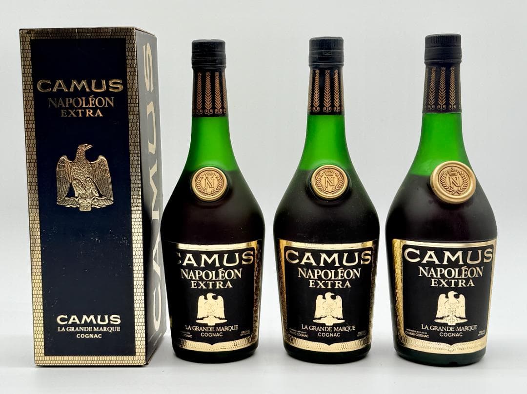 CAMUS NAPOLÉON EXTRA 3本セット　全て箱付