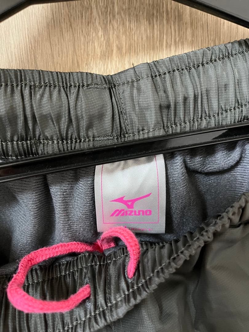 Mizuno ウォームアップジャケット&ズボン　グレー/ピンク