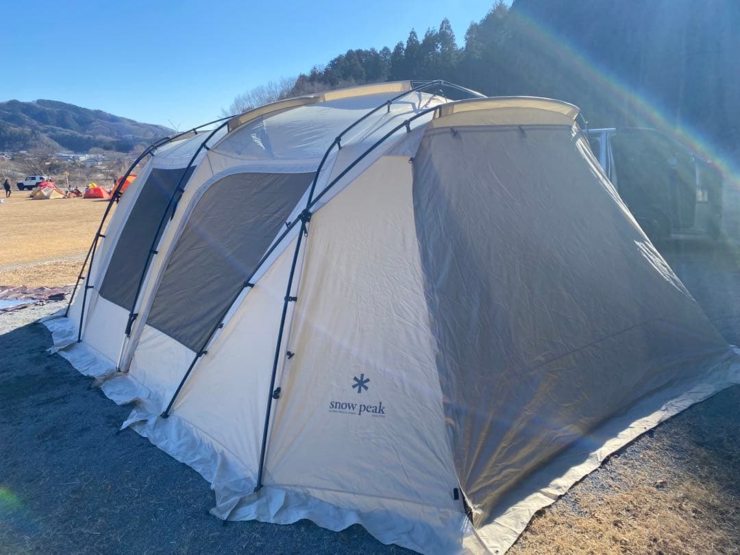 雪峰祭ランドロックPro アイボリー　専用マット、シート付　インナーテント未使用