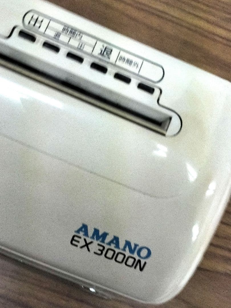 AMANO EX 3000N クォーツ時計、中古品
