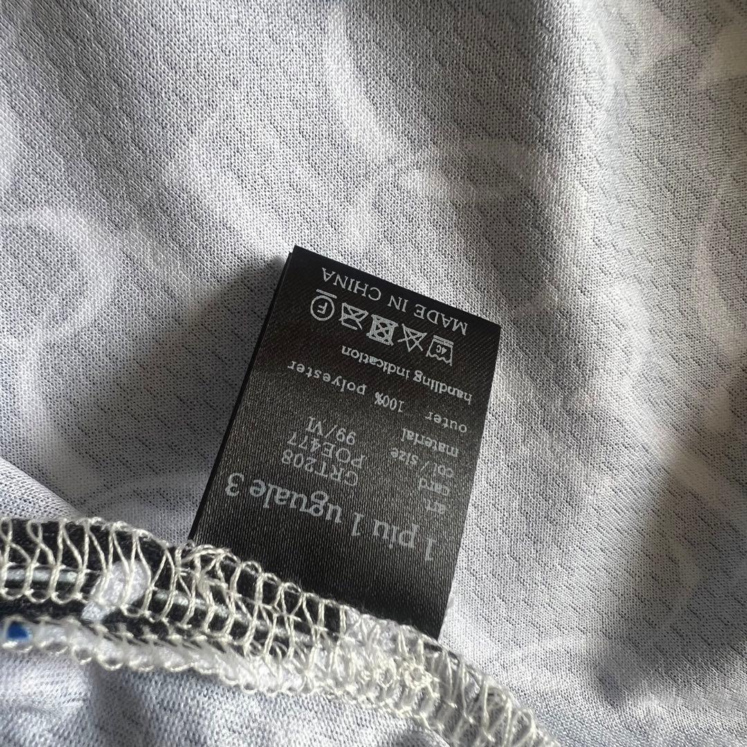 1piu1uguale3 GOLF モックネック　シャツ　メンズ　XL 黒　総柄