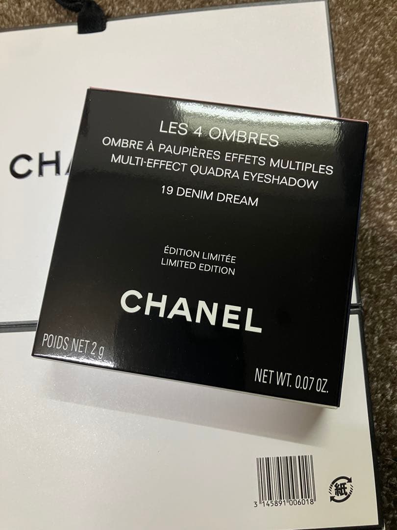 新品CHANEL レキャトルオンブル　19 デニムドリーム　箱付き　シャネル