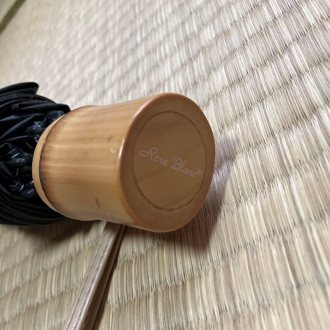 ロサンブラン日傘　プレーン 2段折りたたみ　50cm(4pl-o-005)
