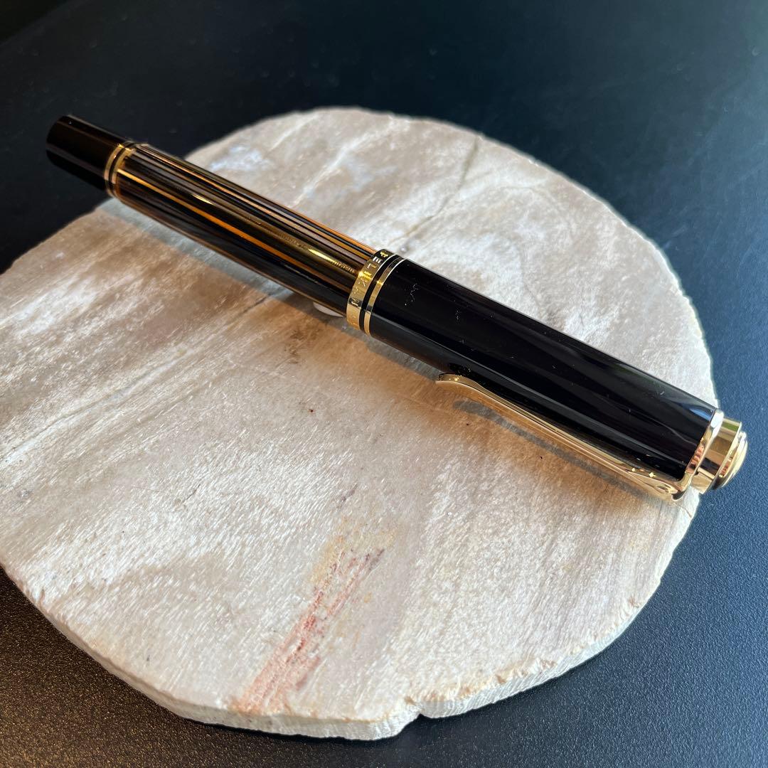 Pelikan 茶縞 ボールペン スーベレーン R800