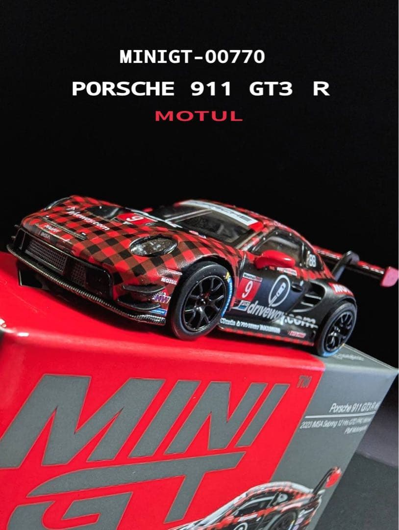 MINIGT 1/64 Porsche 911 GT3 R #9 完売品