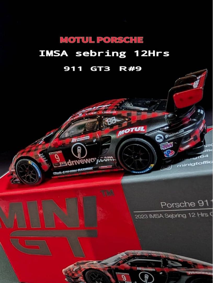 MINIGT 1/64 Porsche 911 GT3 R #9 完売品