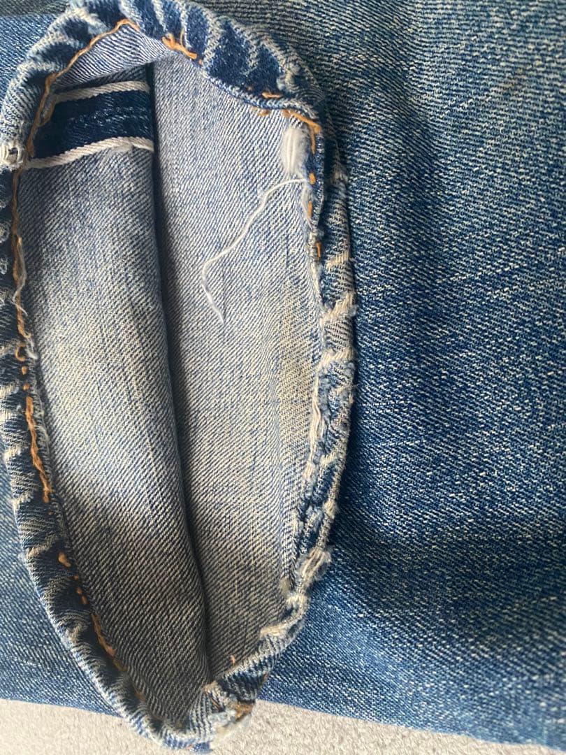 60s Levi’s 501 Big E（ビッグE）オリジナル 実寸W34