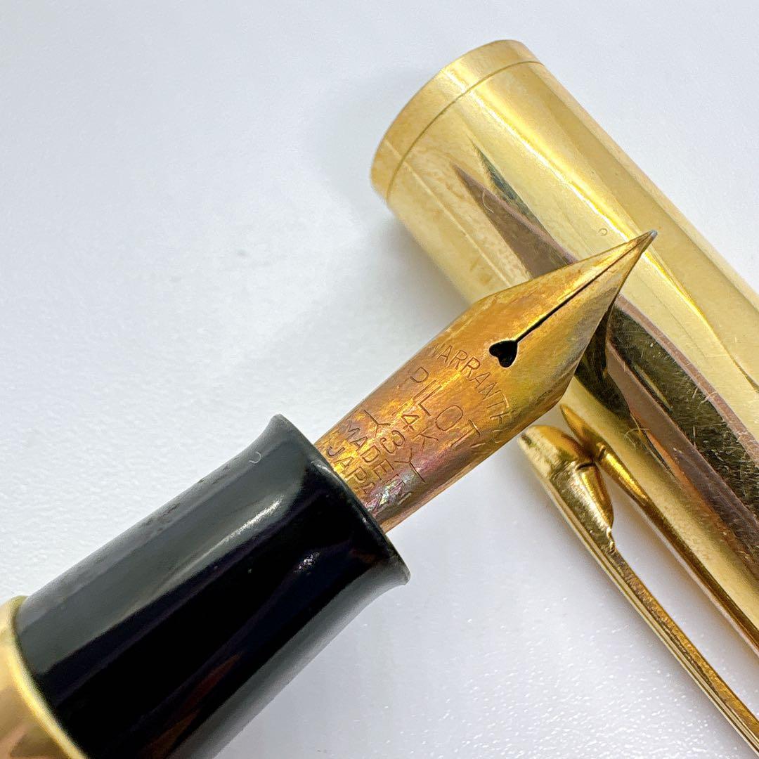 筆記未確認 パイロット 53RT 14金張りキャップ 万年筆 14K 3号