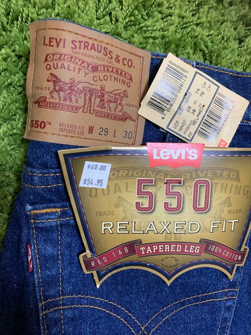Levi's 550 リラックスフィット デニムパンツ 29x30