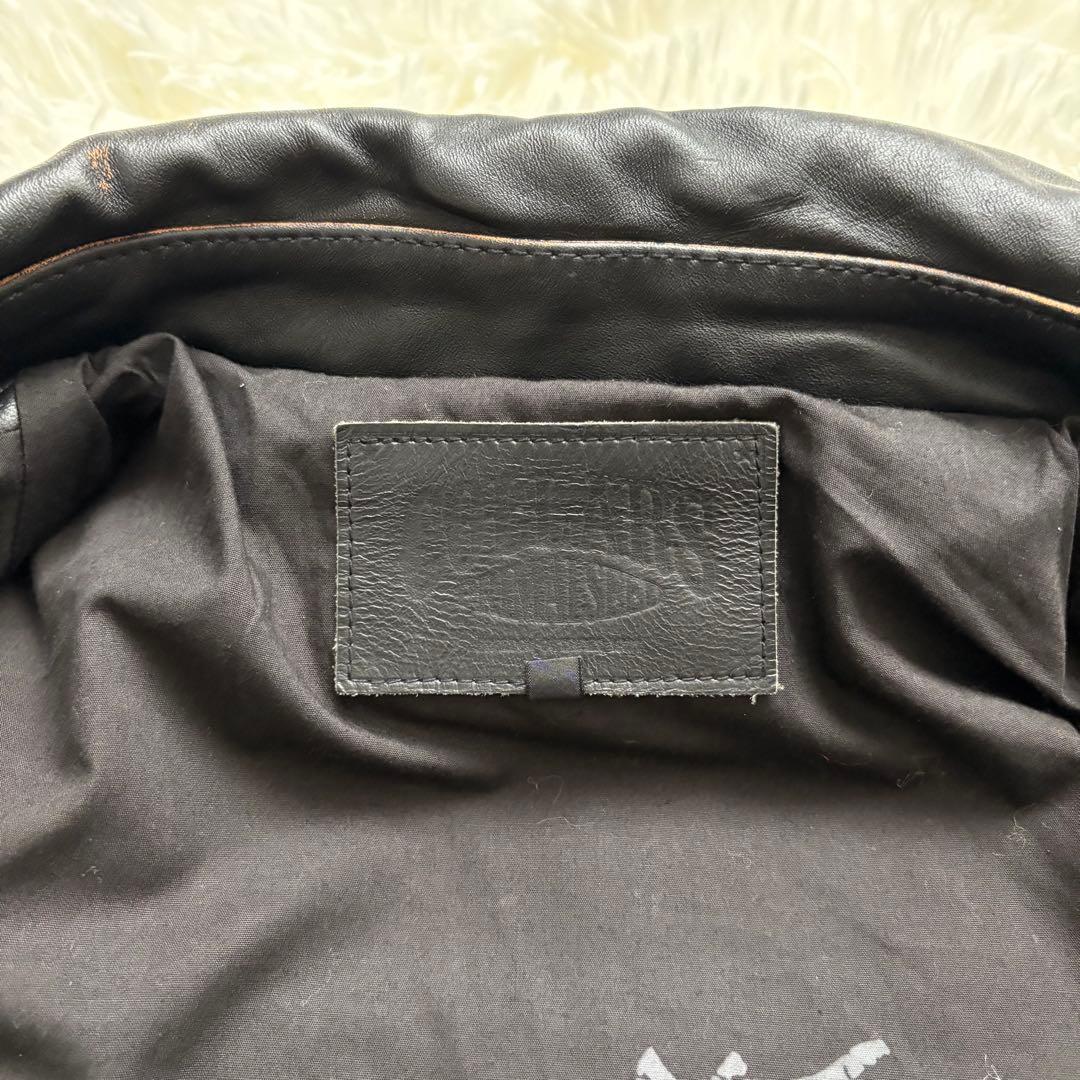 XLサイズ　COLLARS 清広義巳着用モデル ホースレザートラッカージャケット