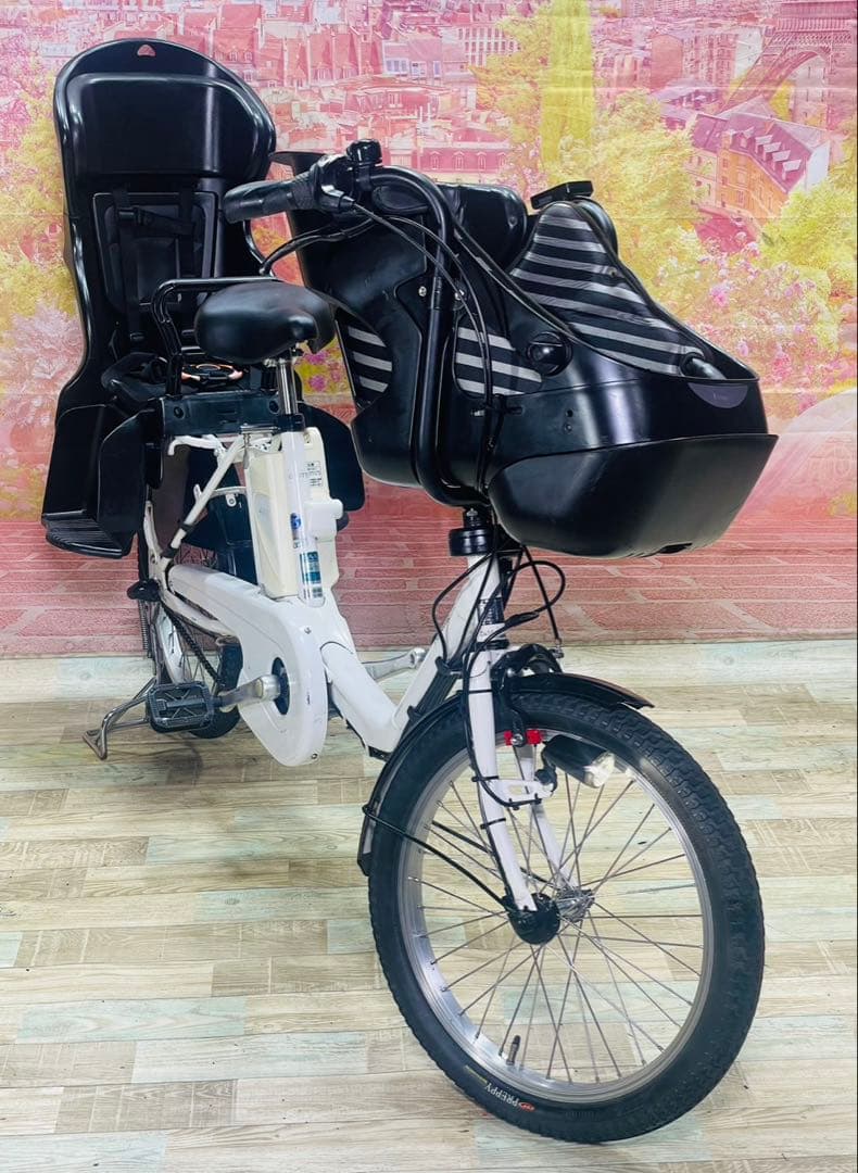 ZK3507 電動自転車 パナソニック 子供乗せ　20インチ 送料無料