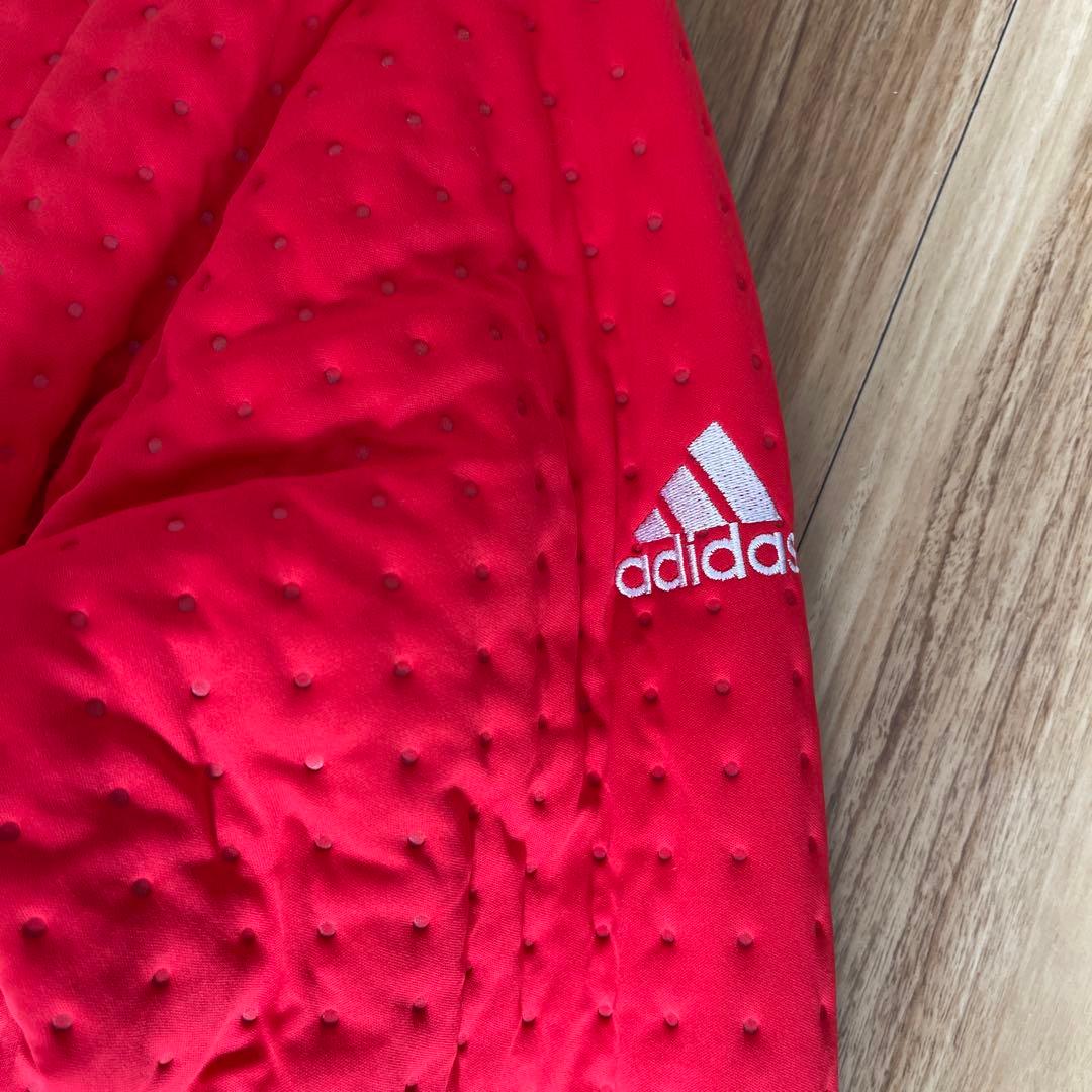 adidas キルティングジャケット M レッド