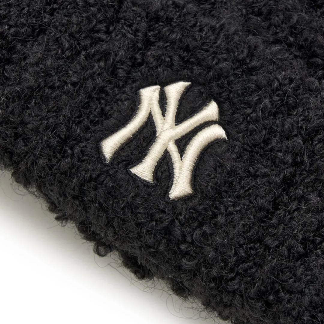 ちょこれいと MLB Korea 猫耳ビーニー 黒 カリナ着用系 韓国限定