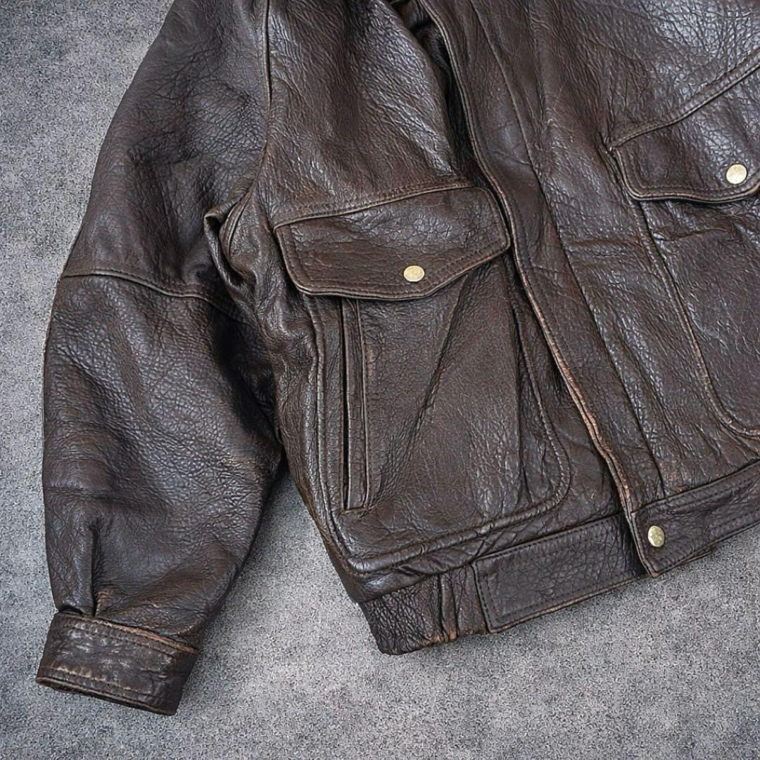 【羊革】90s vintage leather jacket g1 a2