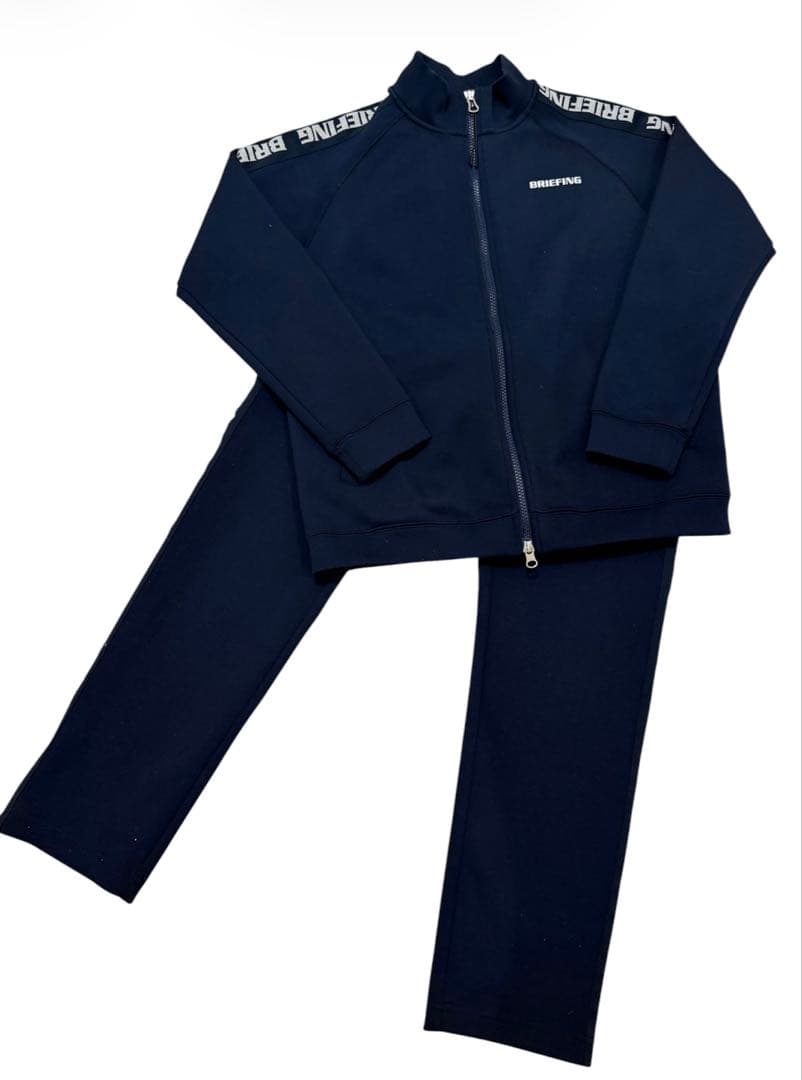 【大人気完売品】BRIEFING GOLF セットアップ 濃紺（上M/下S）