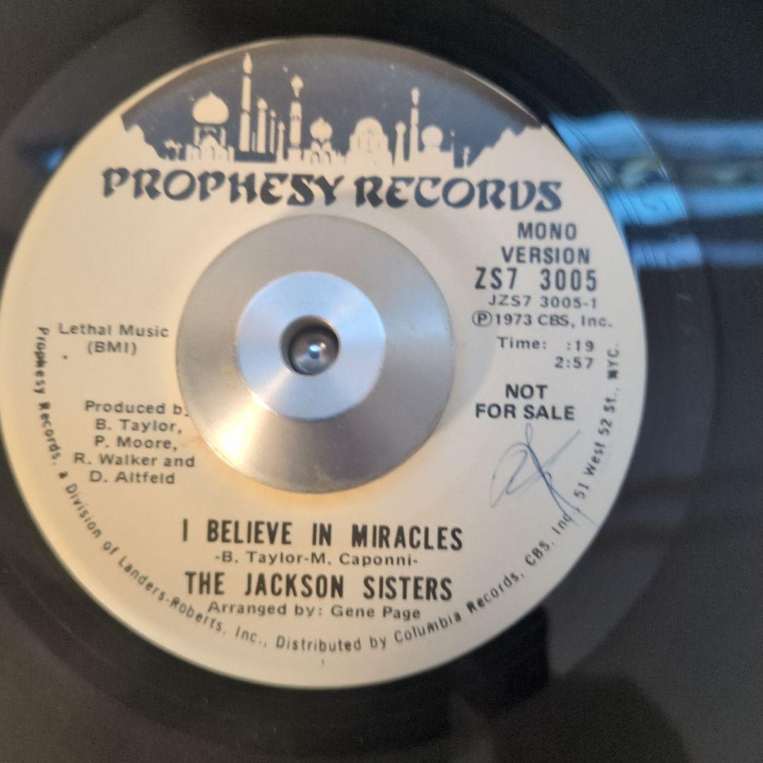 洋楽 The Jackson Sisters I Believe In Miracle