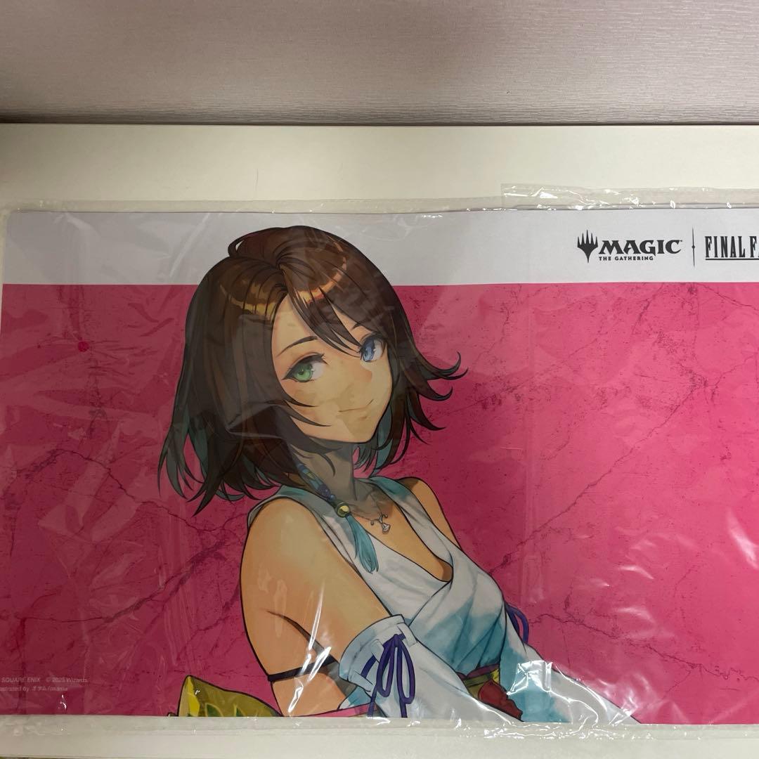 MTG FF ユウナ　クラウド　モーグリ　プレイマット　3枚　オマケ
