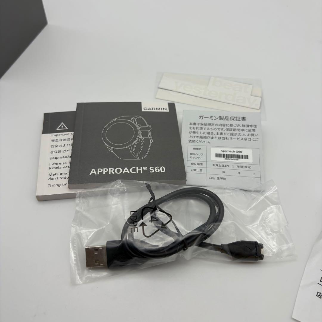 Garmin Approach S60 GPSゴルフウォッチ ペアリング解除済み