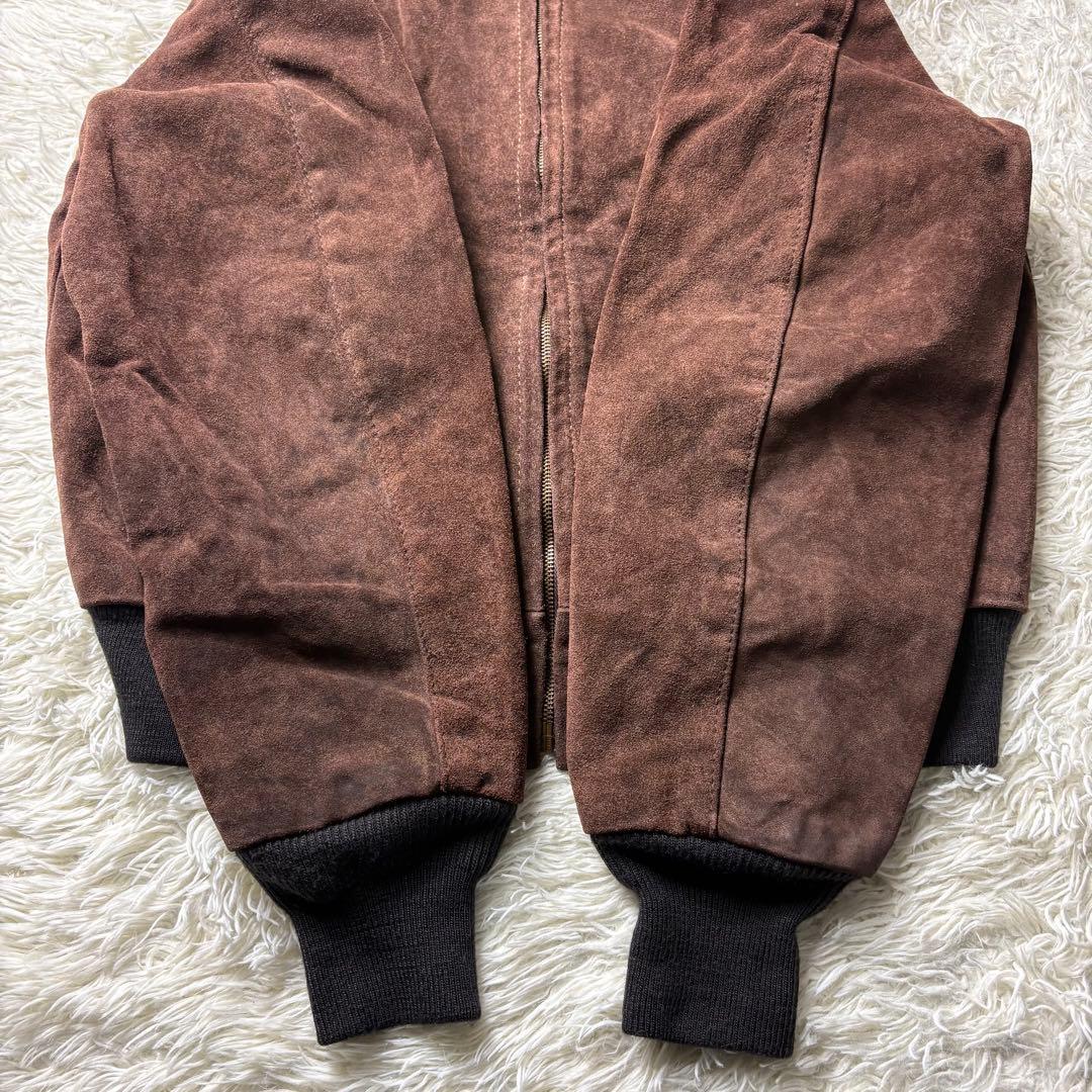 USA製 SCHOTT【スエードレザー 】ボンバージャケット XL 90s 短丈