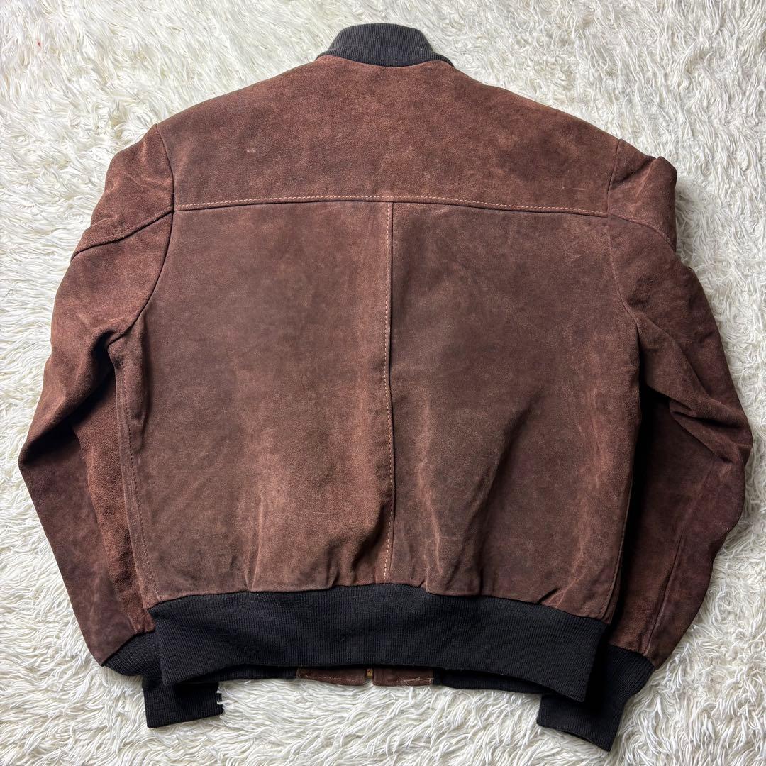 USA製 SCHOTT【スエードレザー 】ボンバージャケット XL 90s 短丈