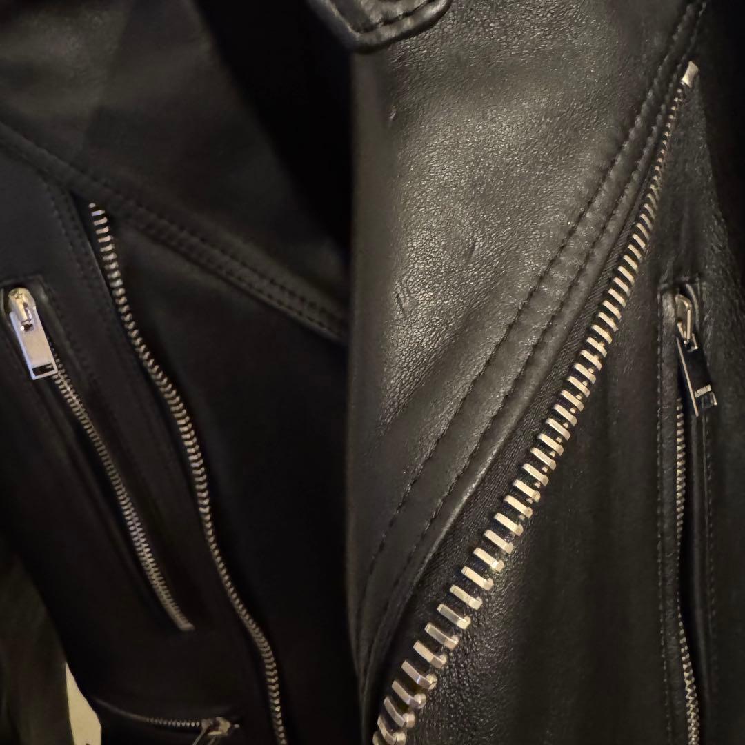 【美品】LIYHIUM HOMME バイカー ダブルライダース 40