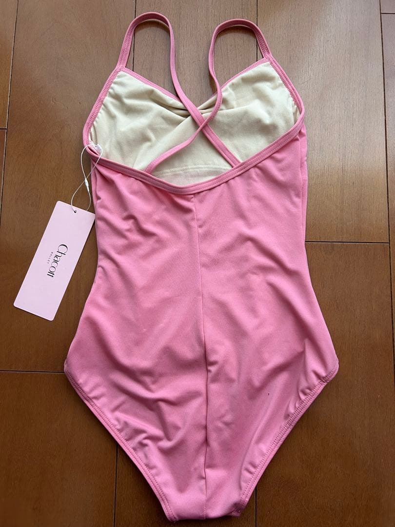 24時間以内配送　新品　チャコット　レオタード　ピンク150cm Chacott