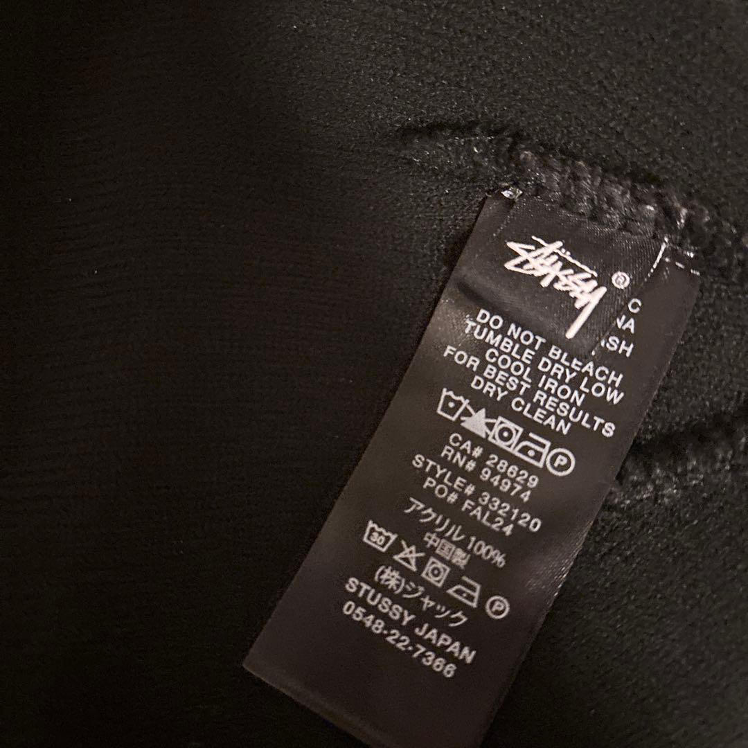 Stussy ブラック ビーニー