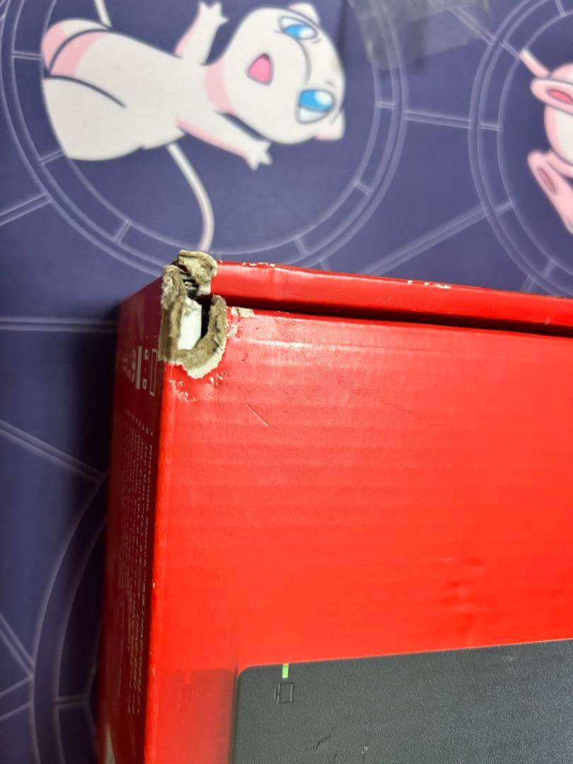 Nintendo Switch 本体 外箱に傷あり