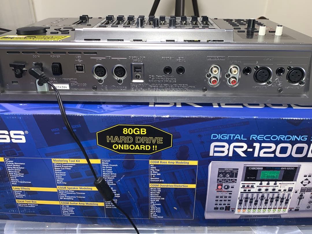 希少！　元箱、説明書付き　BOSS BR-1200 デジタル録音スタジオ