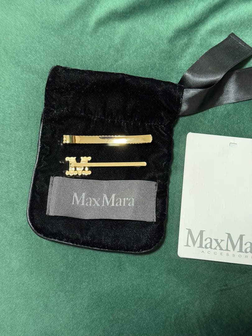 【美品】MaxMara ヘアピンセット ゴールド 限定値下げ❣️