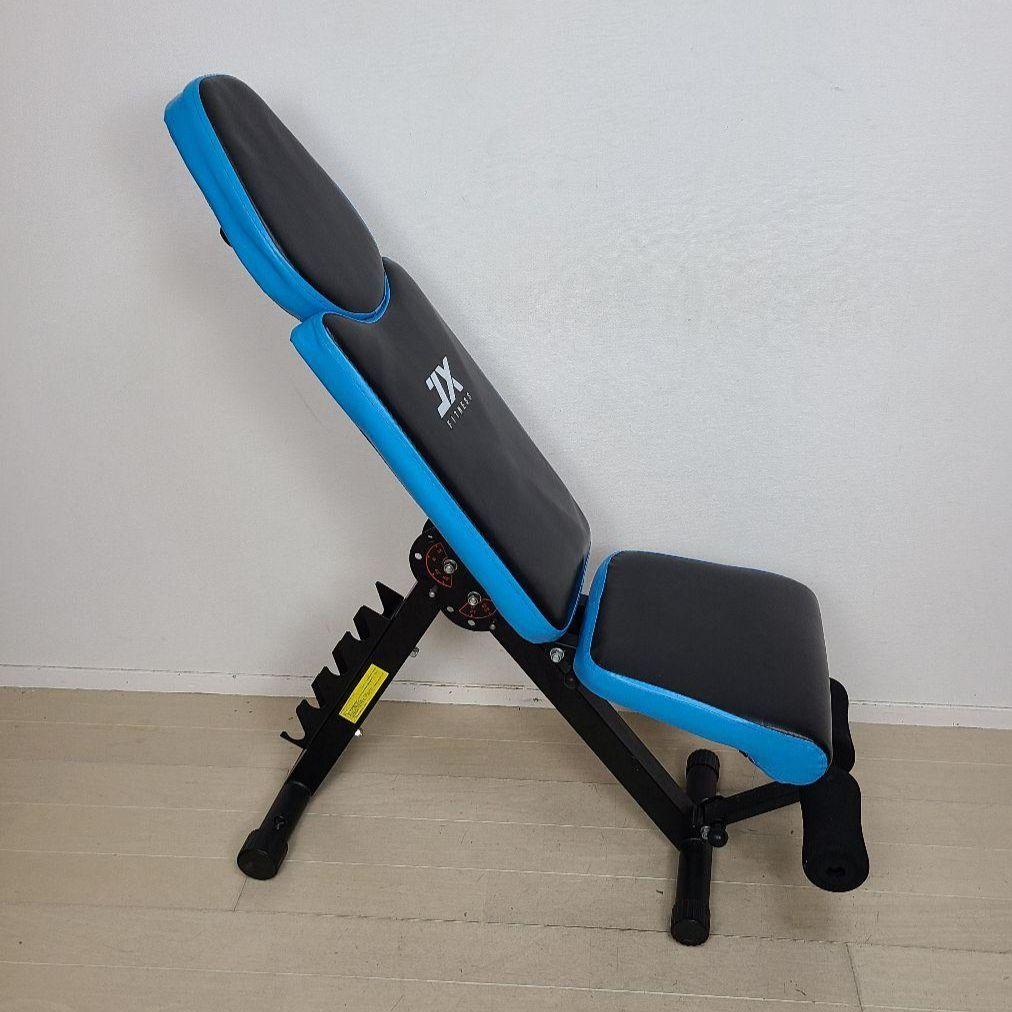 美品　JX トレーニングベンチ ダンベルラック付き　筋トレ　エクササイズ　運動