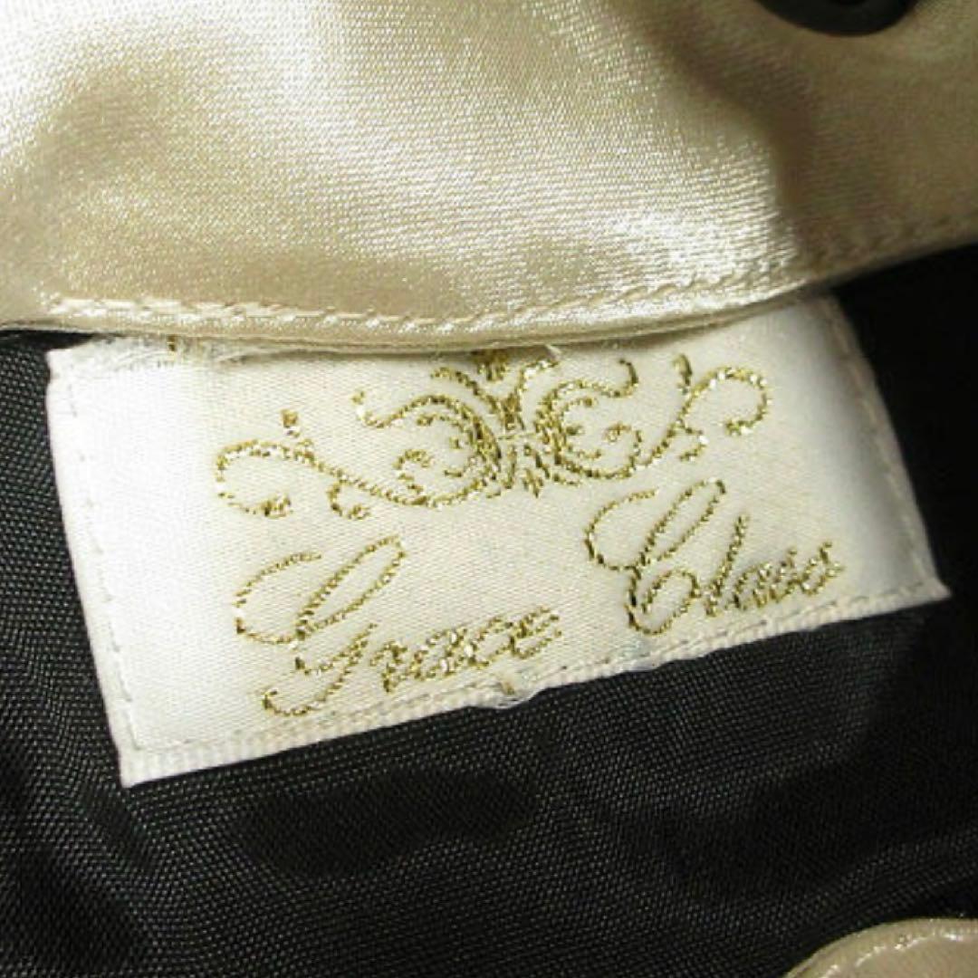 Yna♡GRACE CONTINENTAL ビジュー襟ワンピ 36 黒