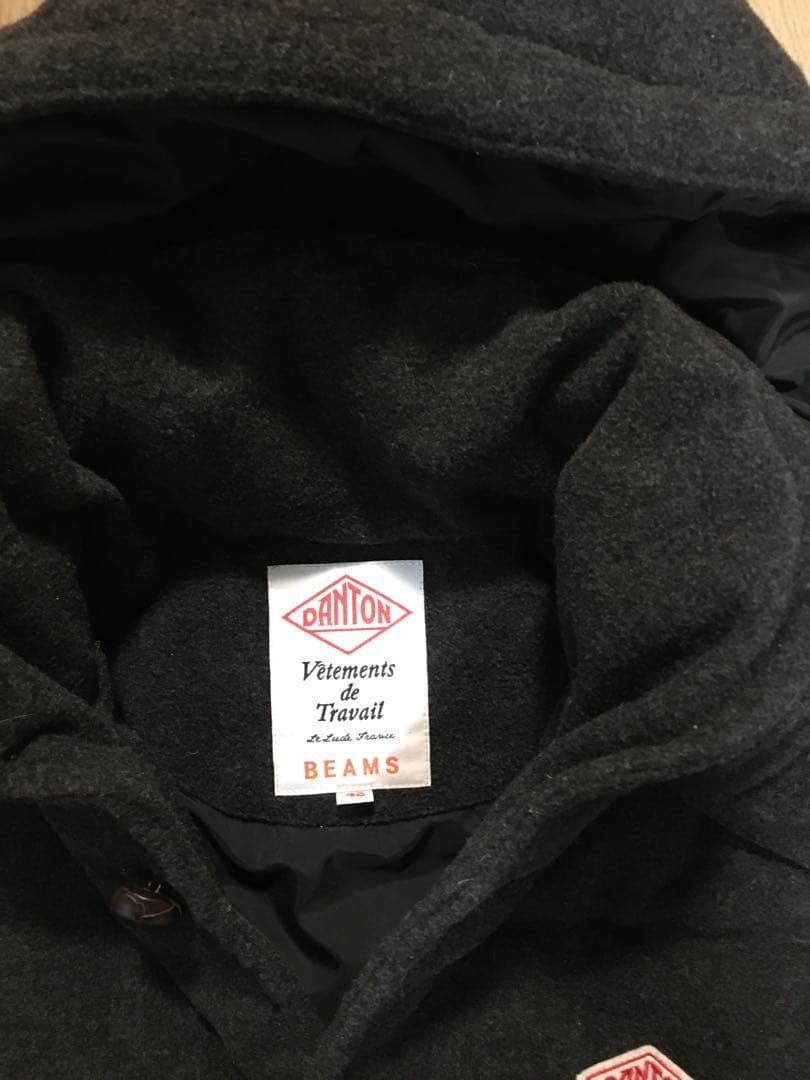 DANTON ×BEAMS ウールモッサダウンベスト