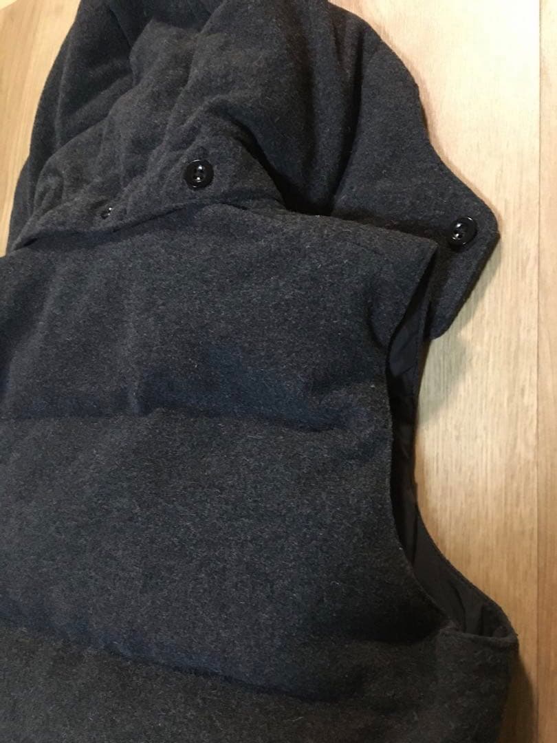 DANTON ×BEAMS ウールモッサダウンベスト