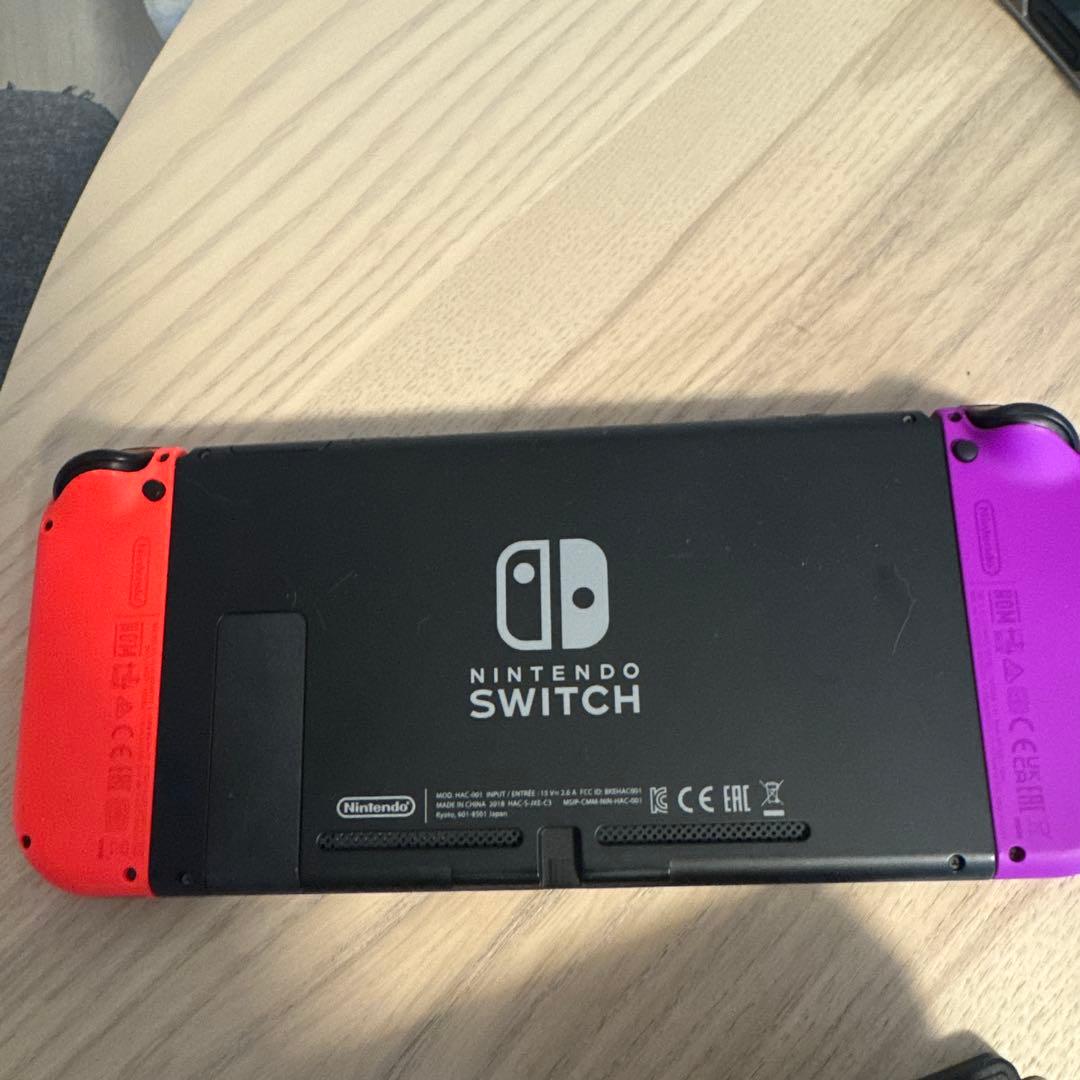 Nintendo Switch 本体 赤紫黄 Joy-Con付き