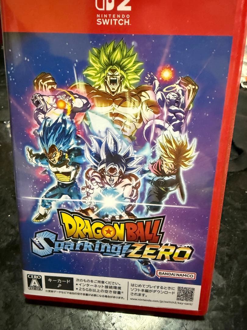未使用に近い。ニンテンドースイッチ2版★ドラゴンボール★スパーキングゼロ★