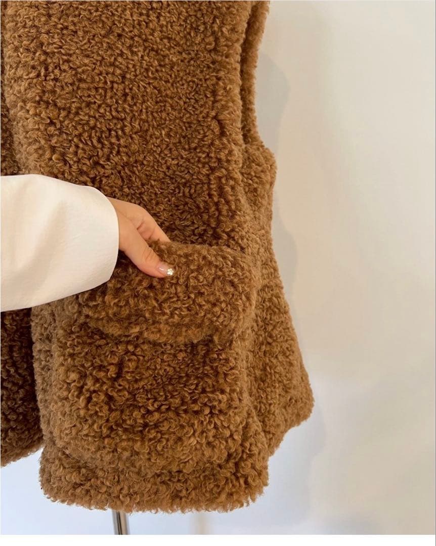 rosymonster ロージーモンスター　bearly boa vest