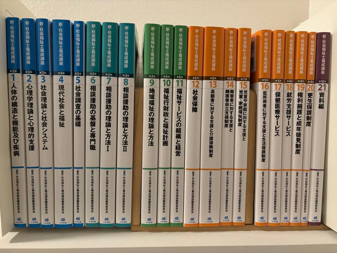 社会福祉士　通信教育　専門学校教科書
