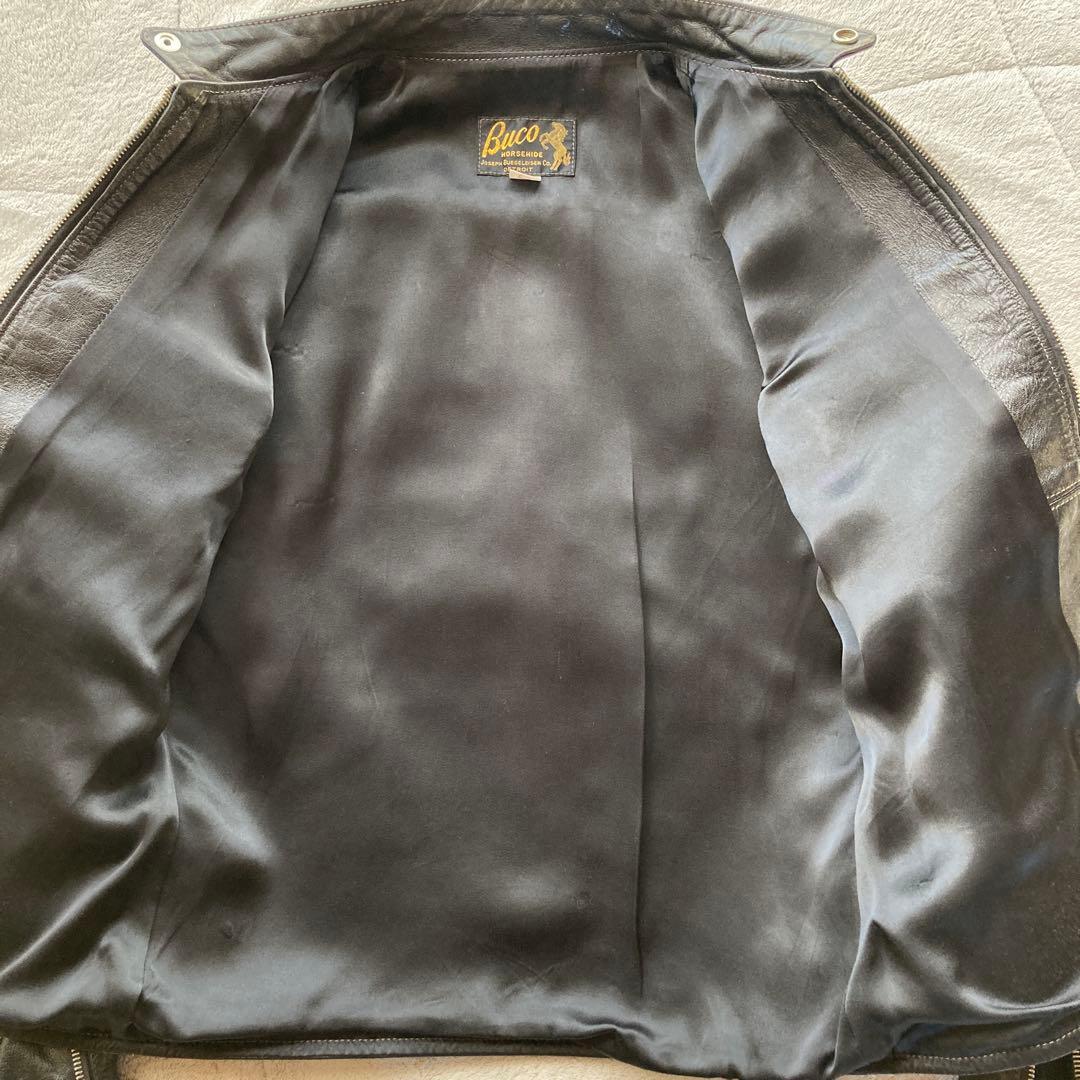 極美品　BUCO J-100 黒芯　リアルマッコイズ　ホースハイド　サイズ38