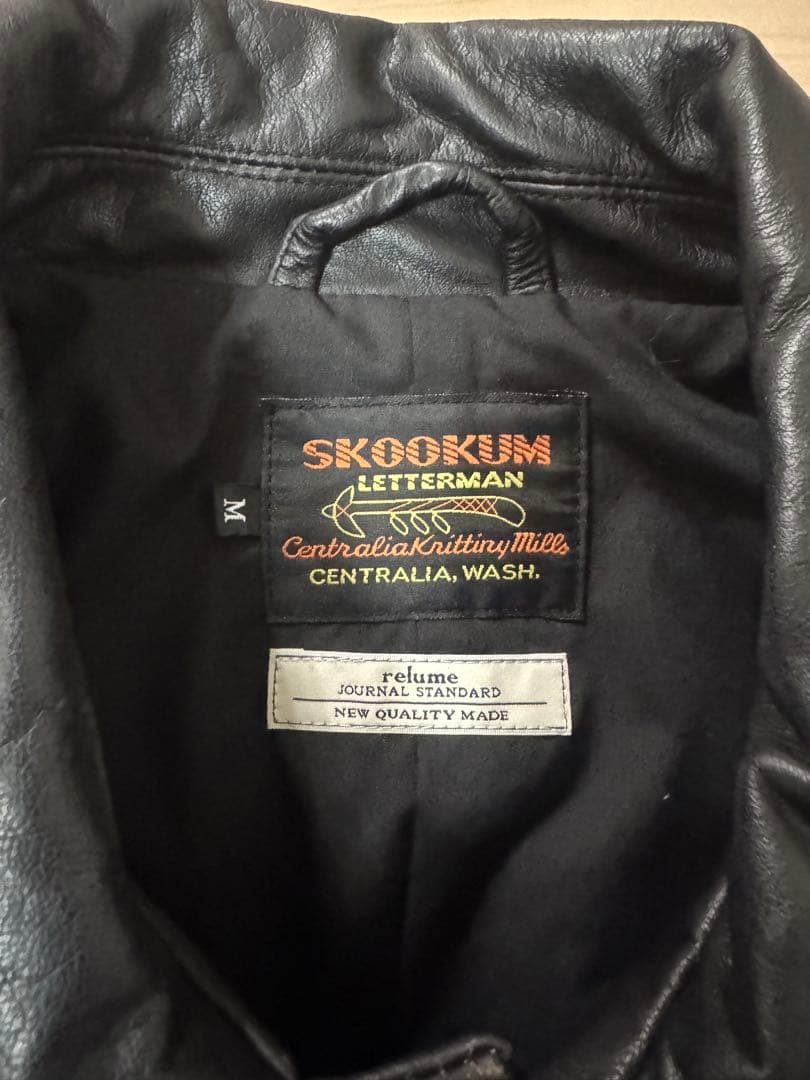 SKOOKUM 別注 バッファローレザー カバーオール