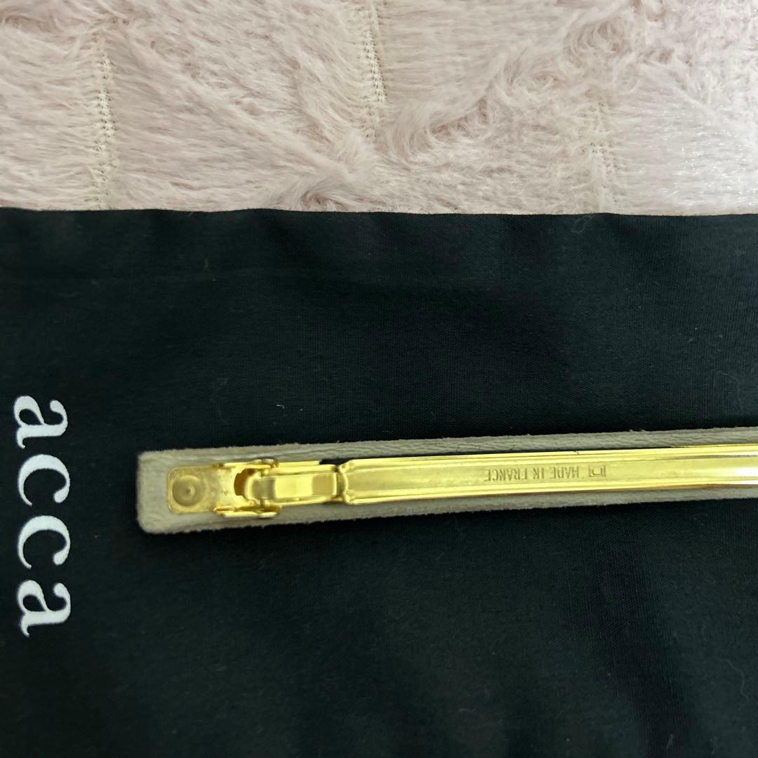 acca ゴールド ストーン バレッタ