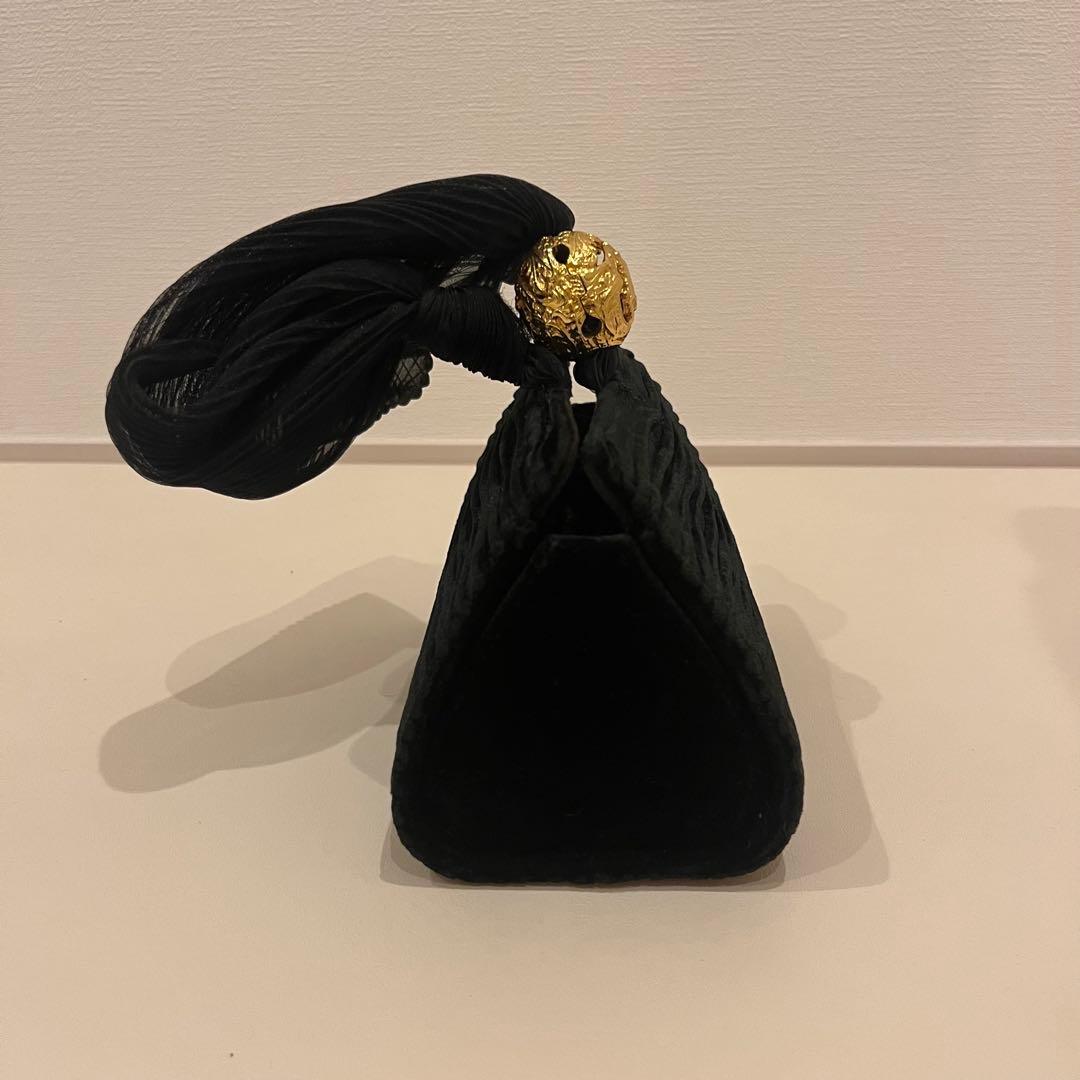 【美品】YUKIKO HANAI ブラック パーティーバッグ