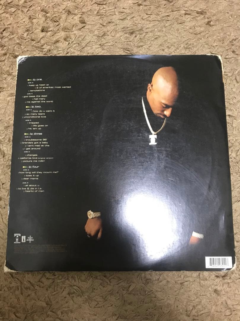 2PAC Greatest hits 4LP レコード