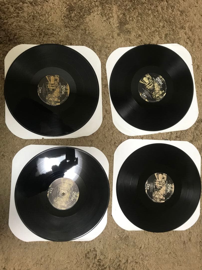 2PAC Greatest hits 4LP レコード
