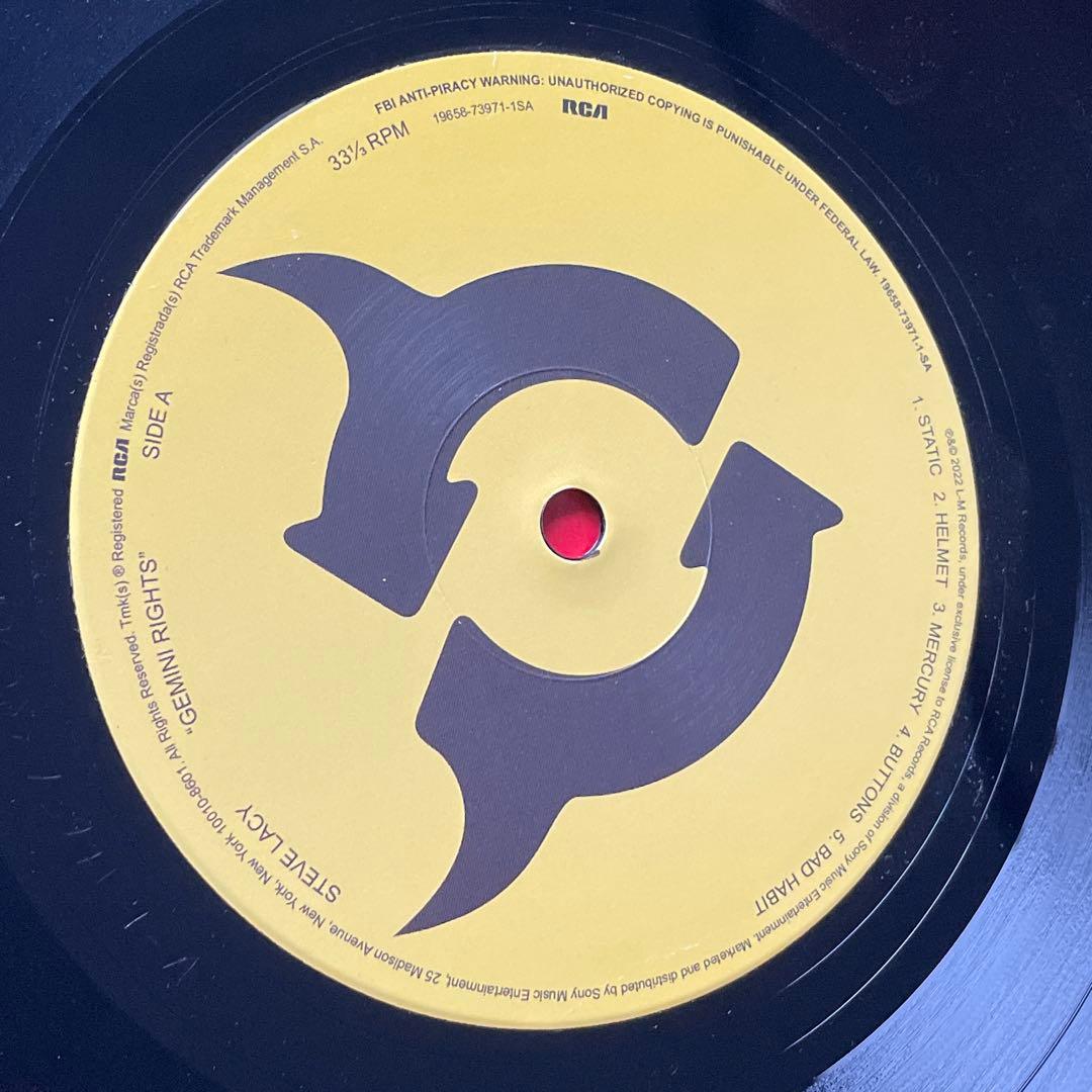 【限定盤LP】Steve Lacy / Gemini Rights レコード